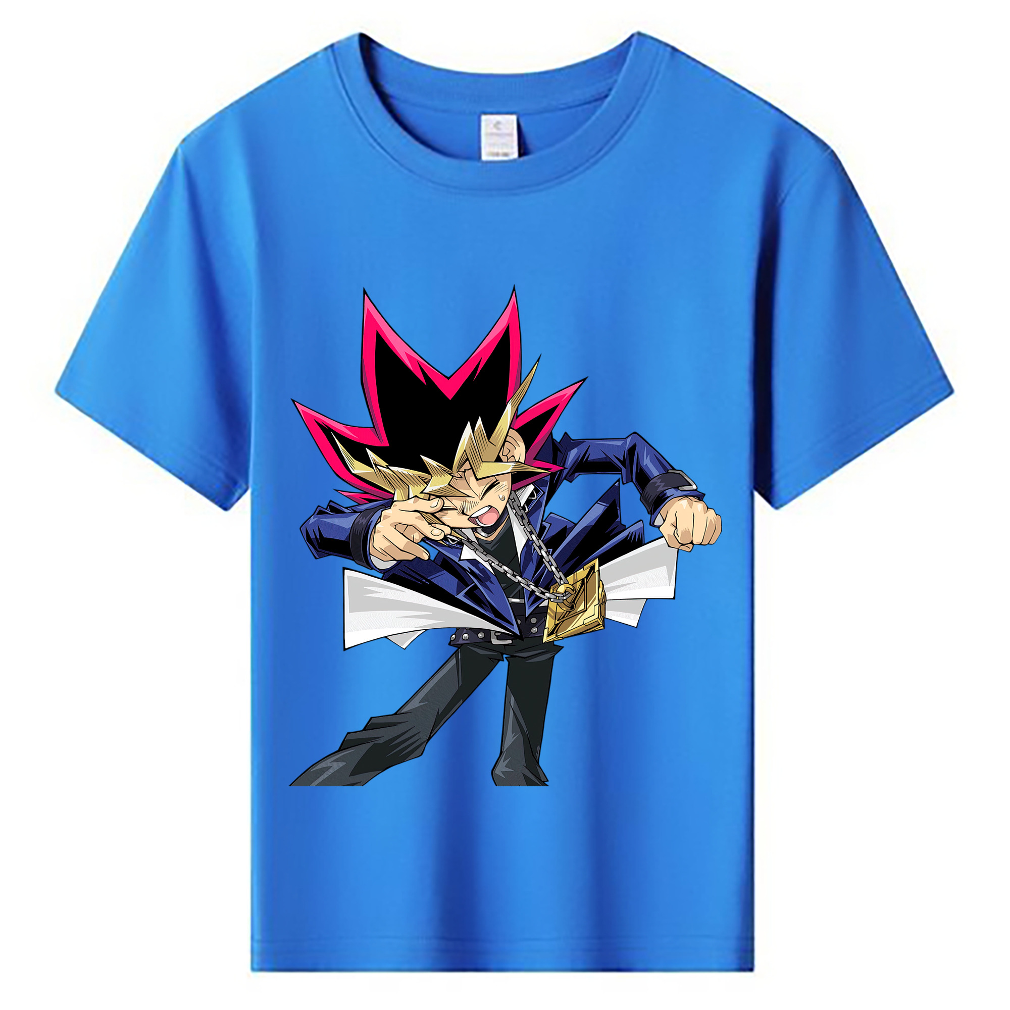 （画像用） 遊☆戯☆王 Yu-Gi-Oh! 綿100％キッズTシャツ（フロントプリント）